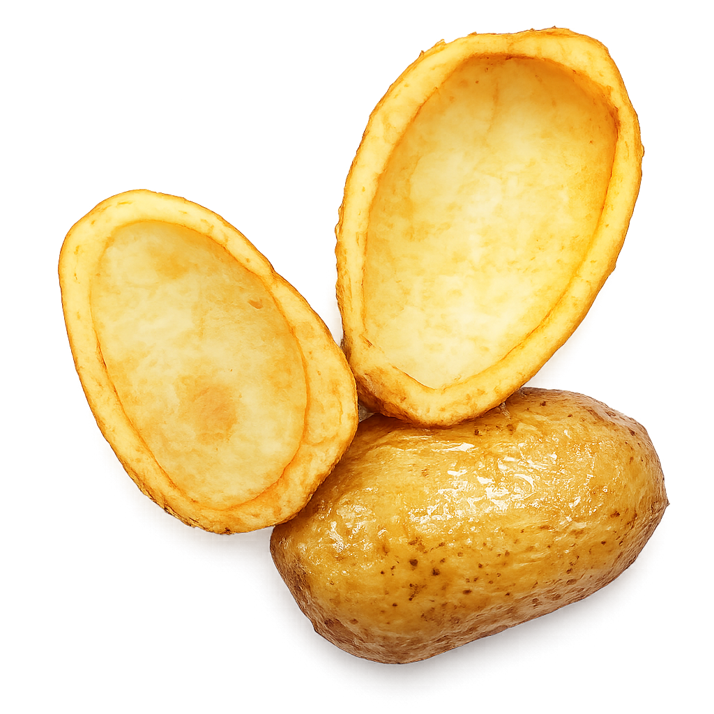 Potatoes Baked Skin